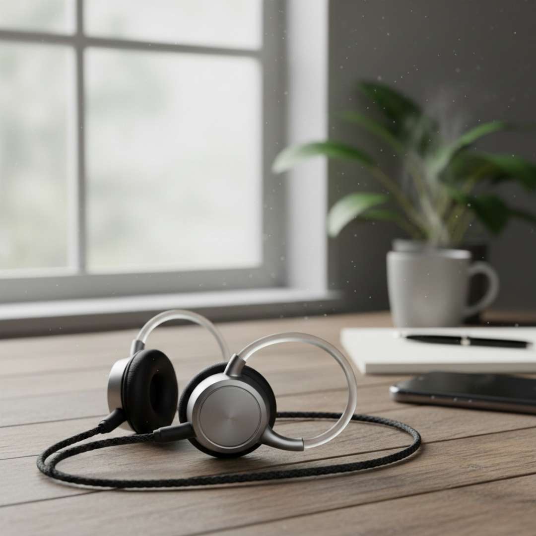 Behind-the-ear-headphones