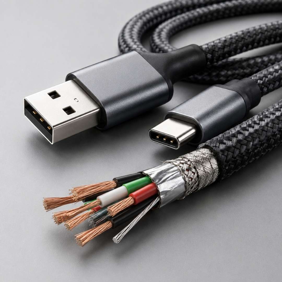 What are the materials of the data cable