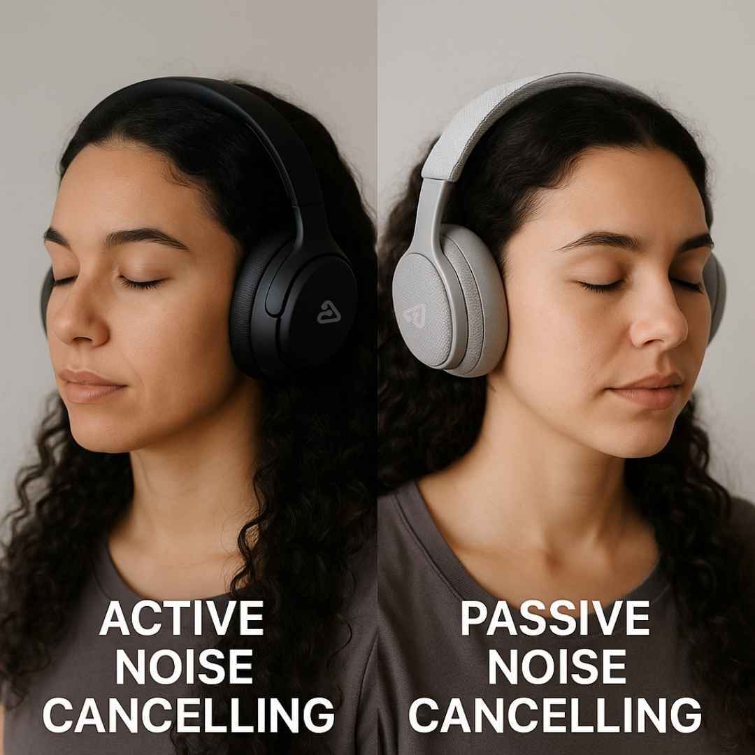 Difference Between Active and Passive Noise Cancelling