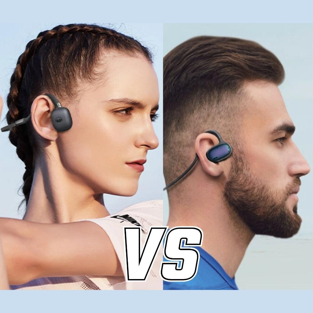 difference between air conduction & bone conduction in headphones