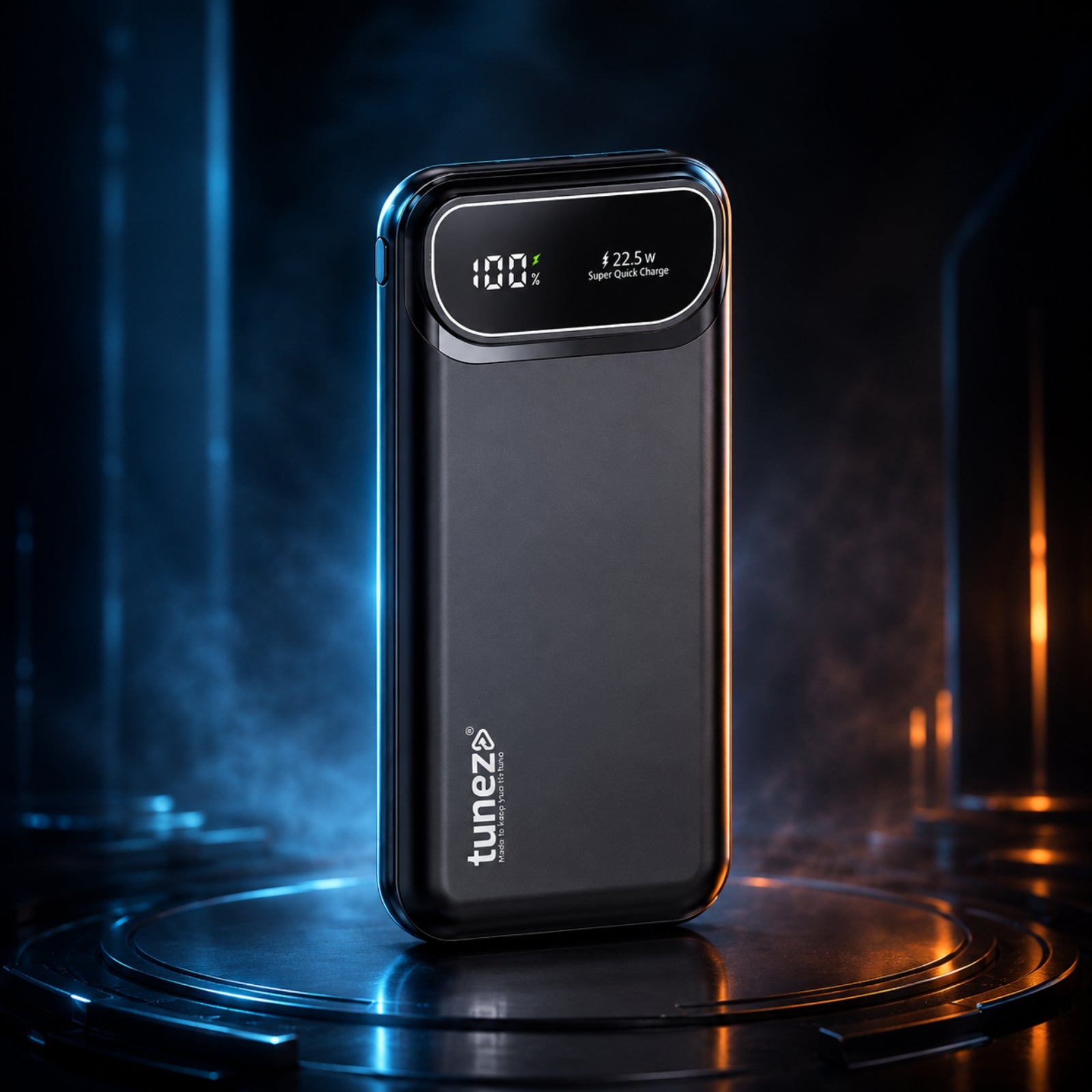 Tunez PB1631 10000mAh Power Bank | 22.5W, Digital Display