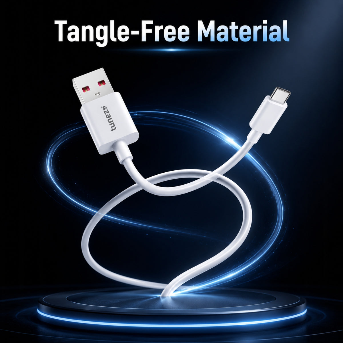 Tunez Nexus DC2117 USB-A to Type-C 65W Fast Charging Data Cable