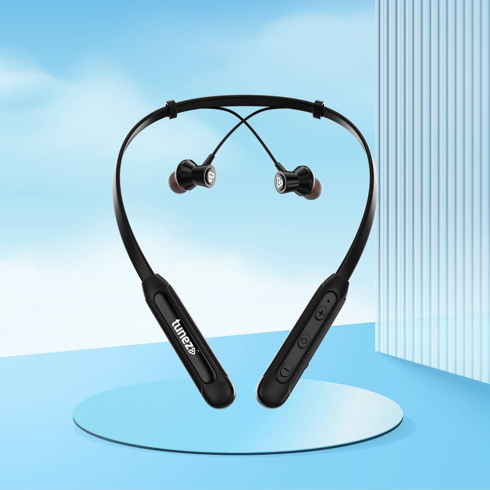 Tunez Rhythm R04 Wireless Neckband | 250+Hrs Standby Time
