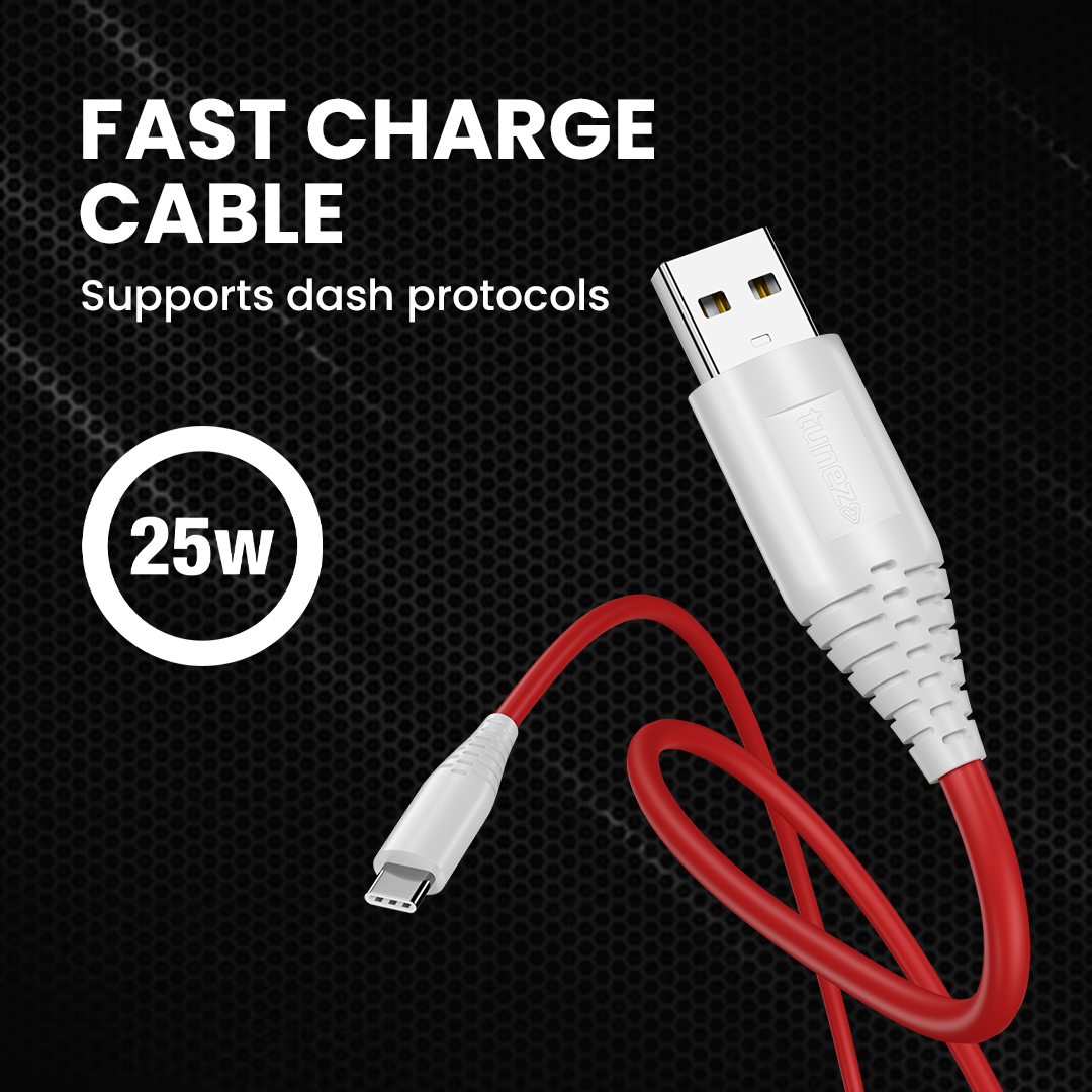 Tunez CB-60 Fast Charging Type C Data Cable