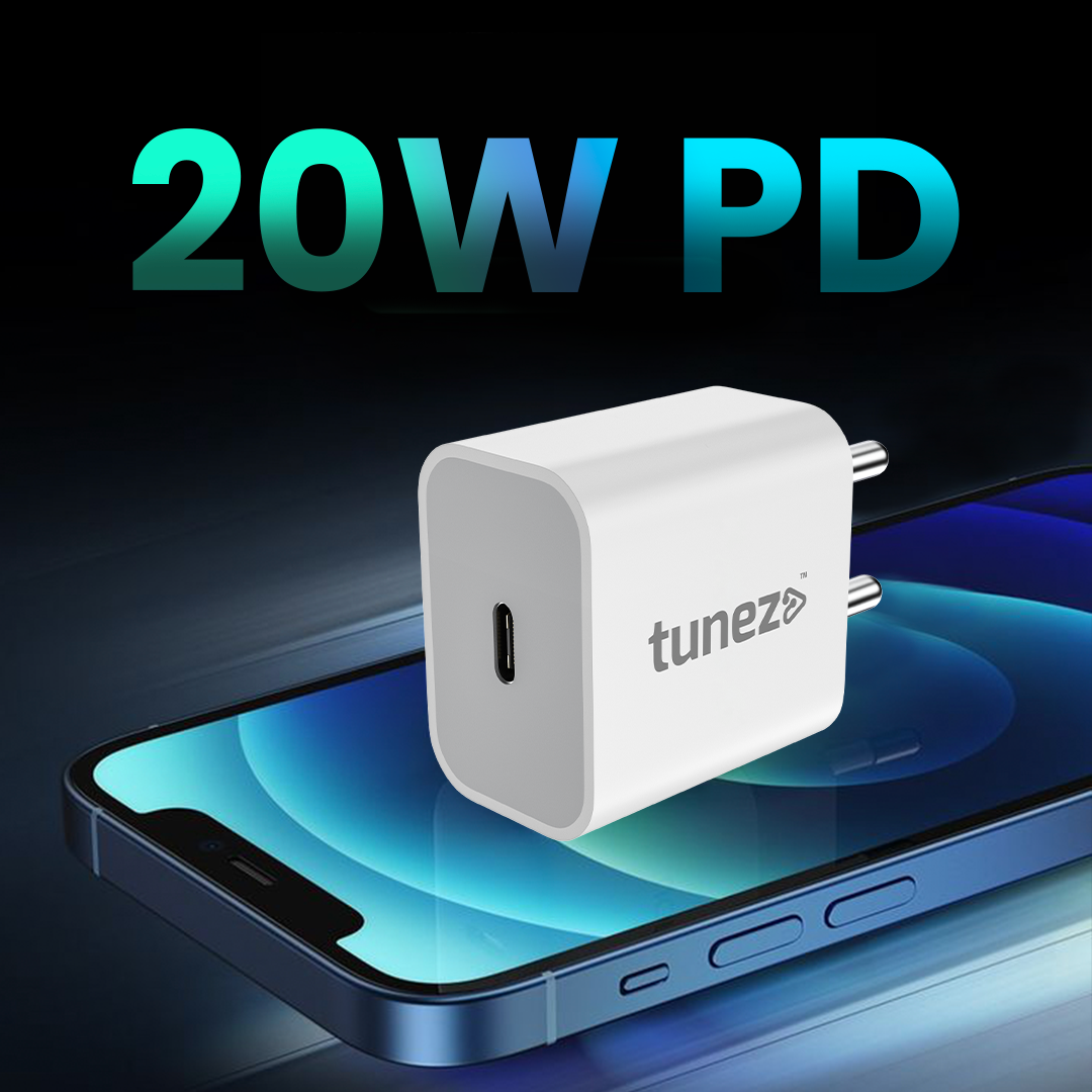 Tunez CH01 PD Type C Fast Charging Adaptor
