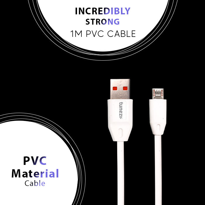 Tunez Nexus Series DC1101 USB-A to Micro USB 2.4 A Charging Data Cable