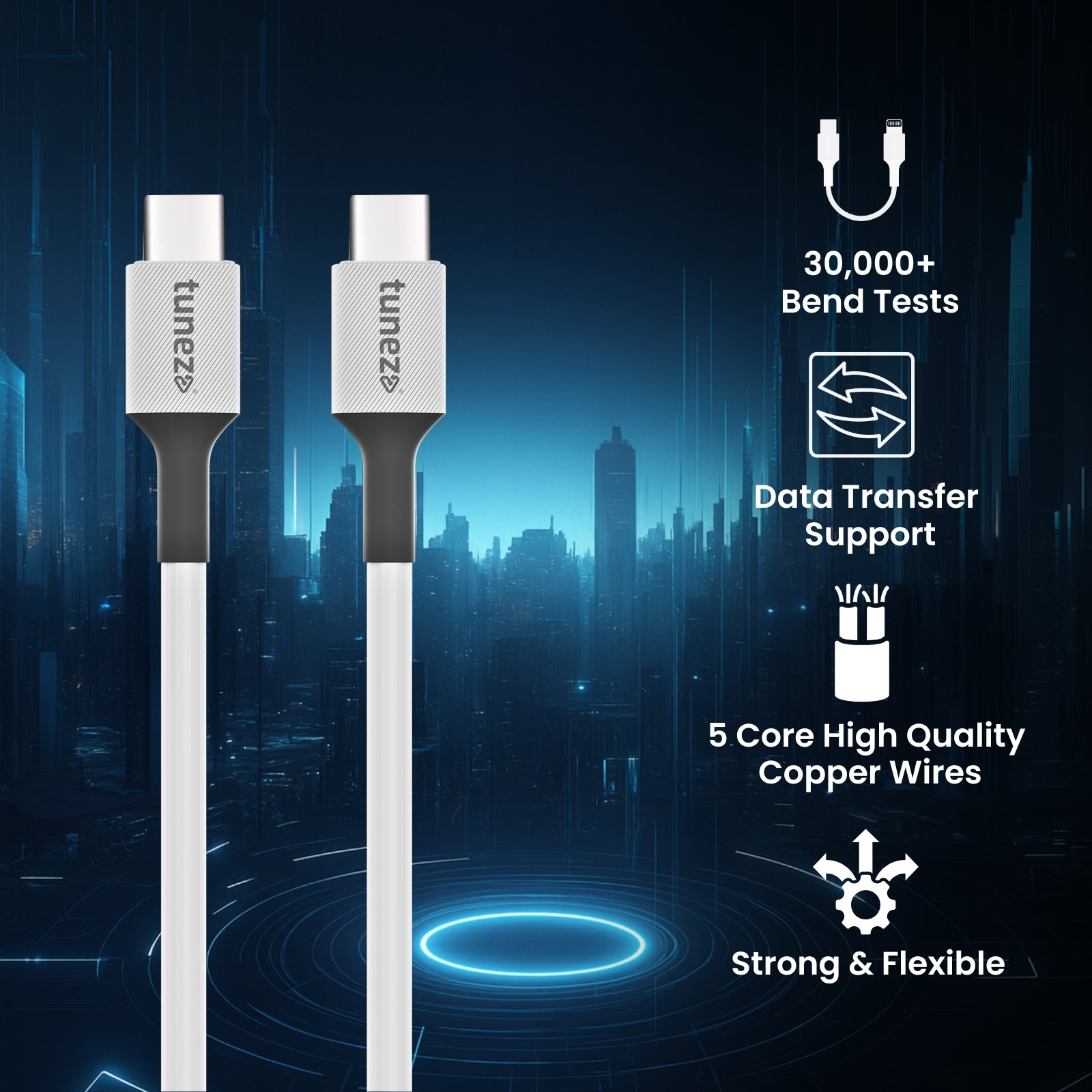 DC4923 30W PD Type-C to Type-C Data Cable