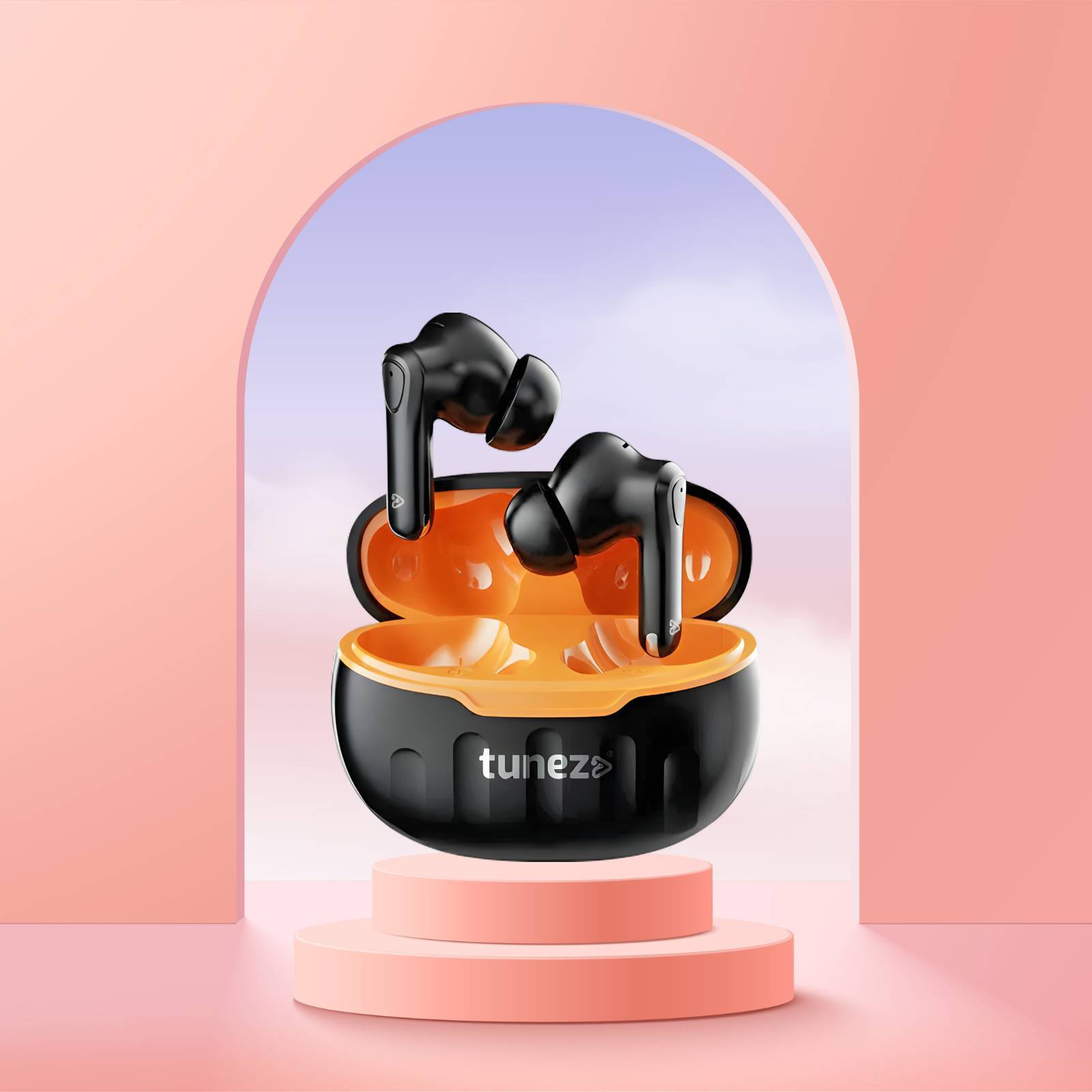Tunez Elements E14 Wireless Earbuds | 48Hrs Talk Time, 5.3V