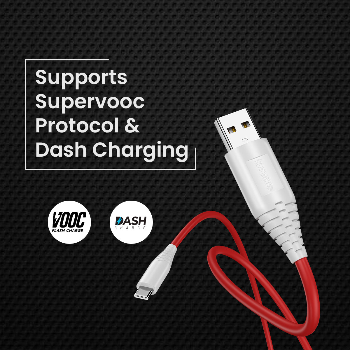 Tunez CB-70 Fast Charging Type C Data Cable