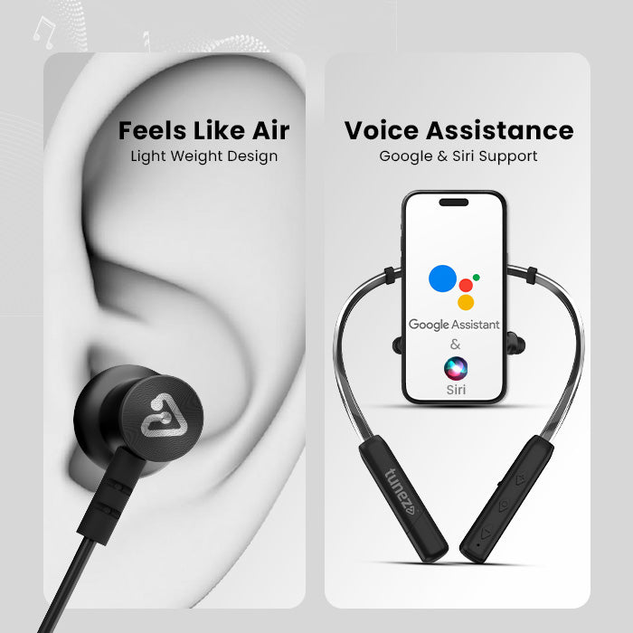 voice assistance wireless neckband