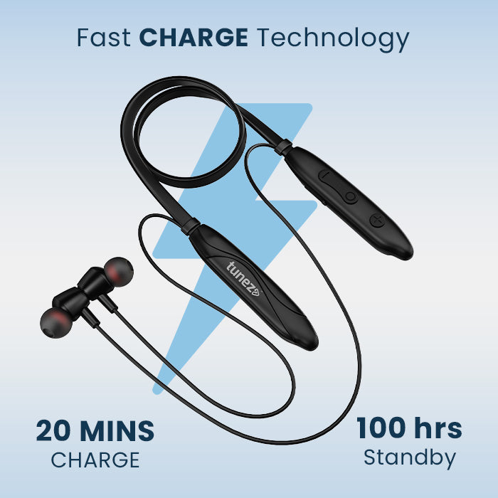 fast charge wireless neckband