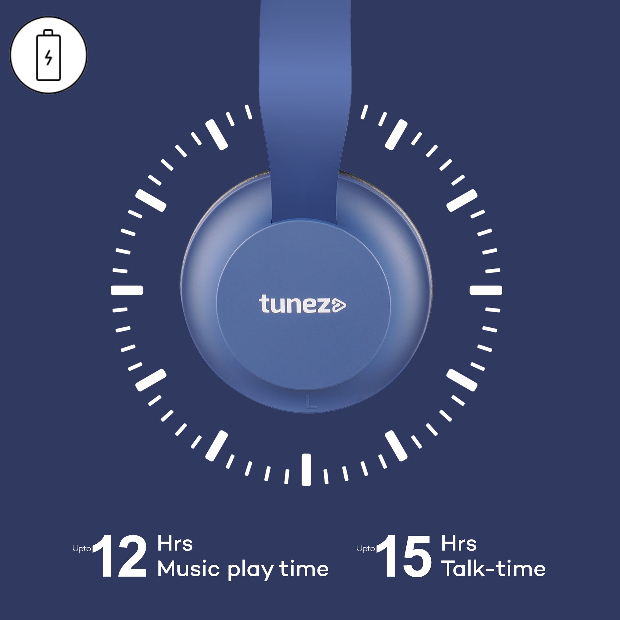 Tunez Beats B60 Wireless On - Ear Bluetooth Headphone - tunez