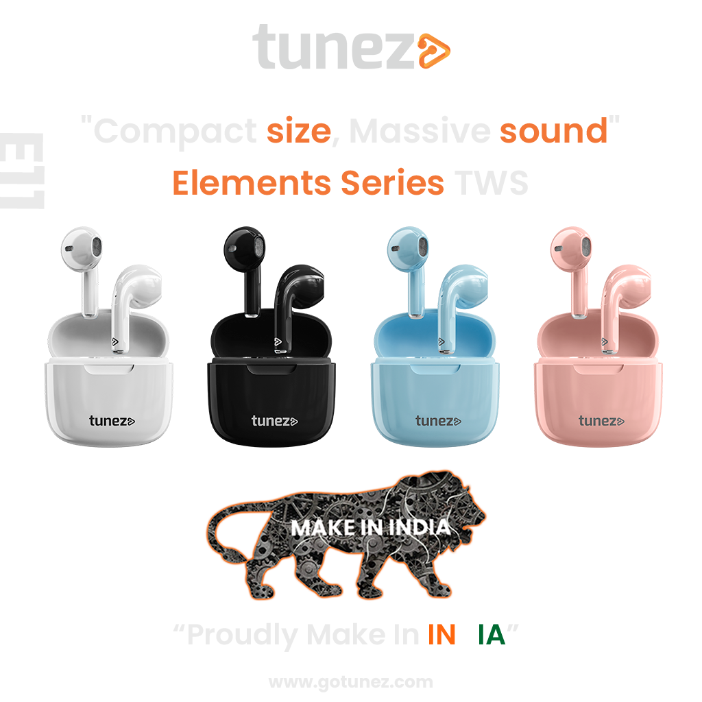 Tunez Elements E11 True Wireless Earbuds