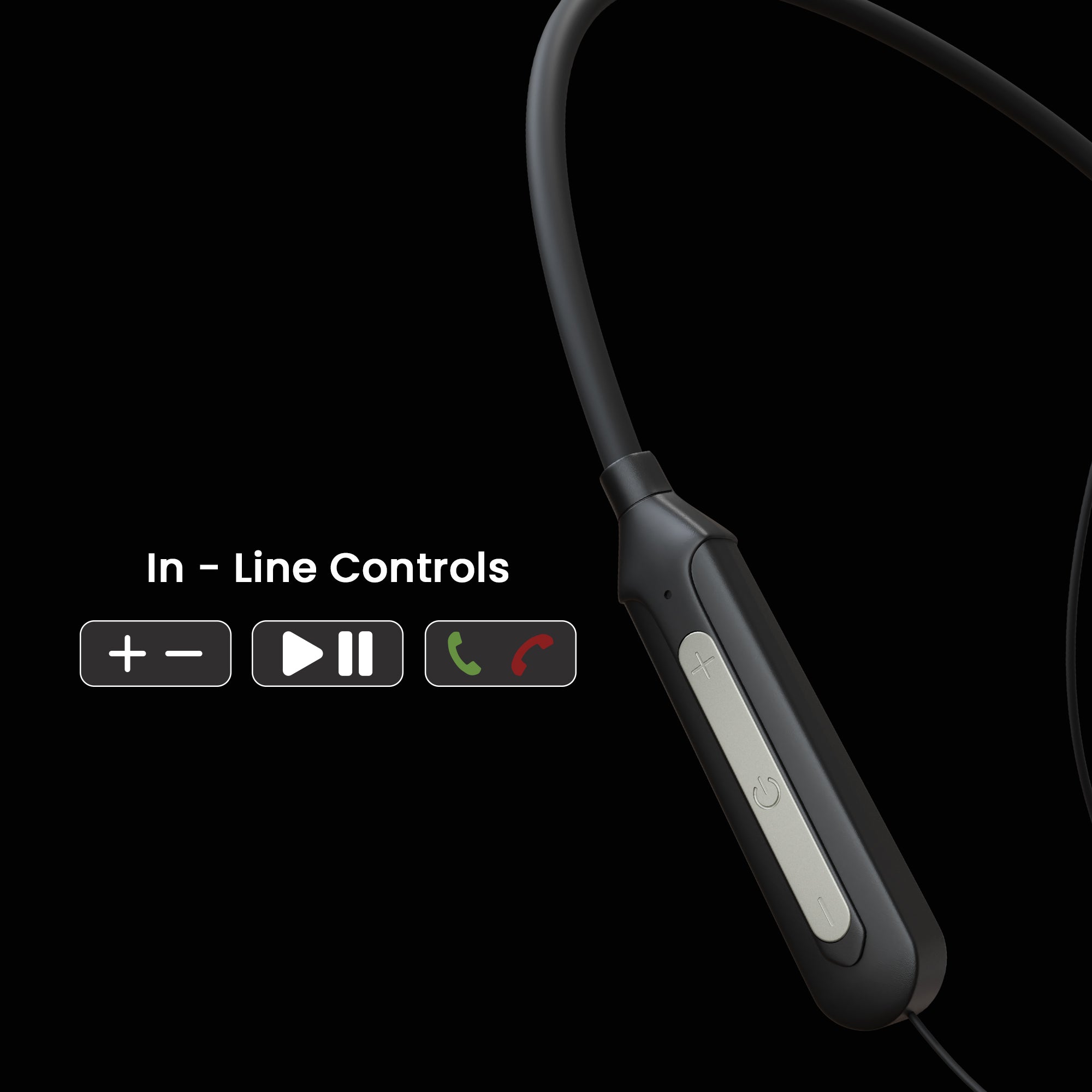 Tunez Rhythm R37 Wireless Bluetooth Earphone - Neck Band - tunez