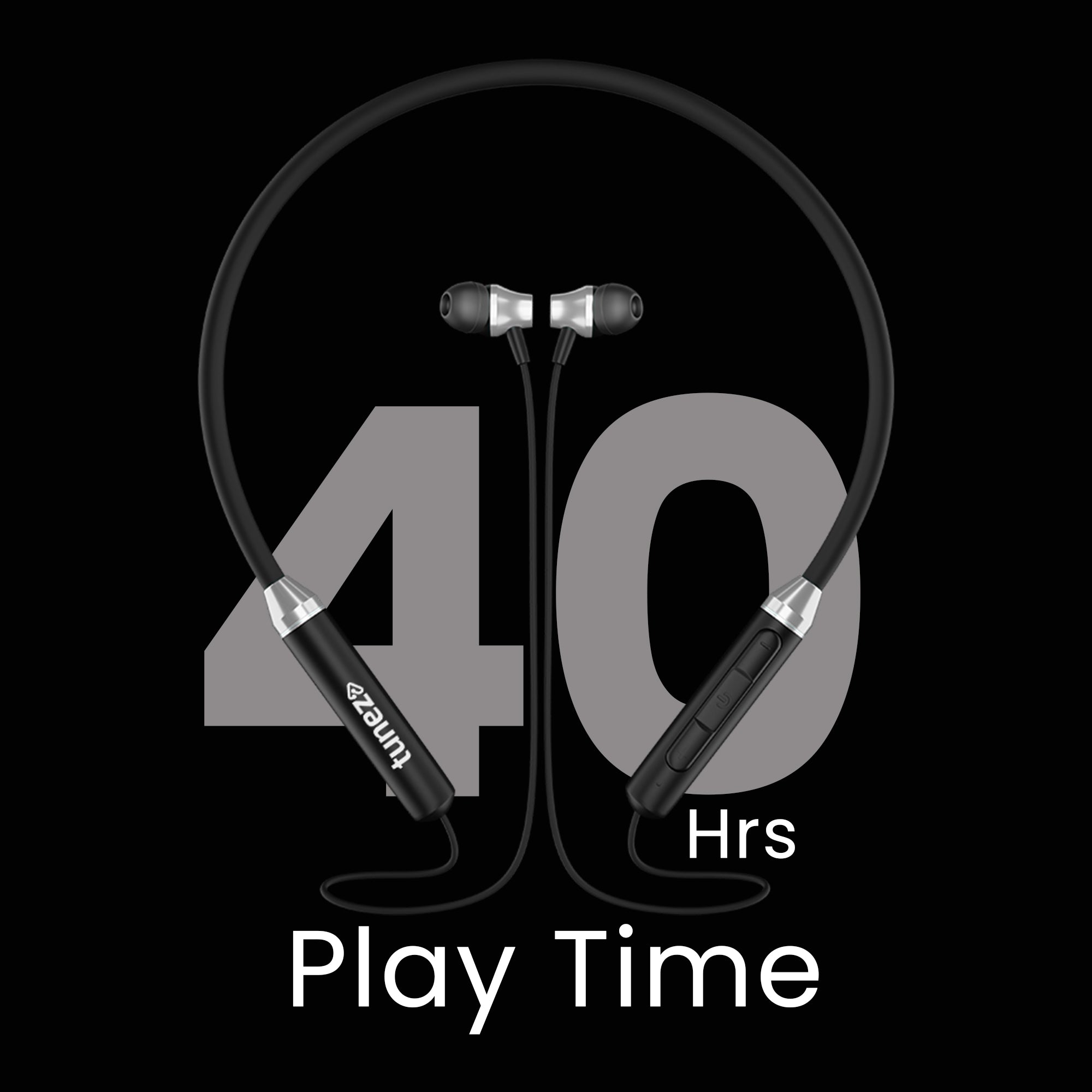 Tunez Rhythm R47 Wireless Bluetooth Earphone - Neck Band - tunez