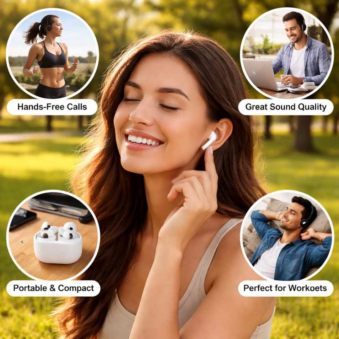 Benefits of wireless earbuds