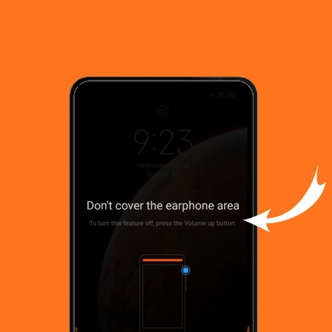 Don’t Cover The Earphone Area