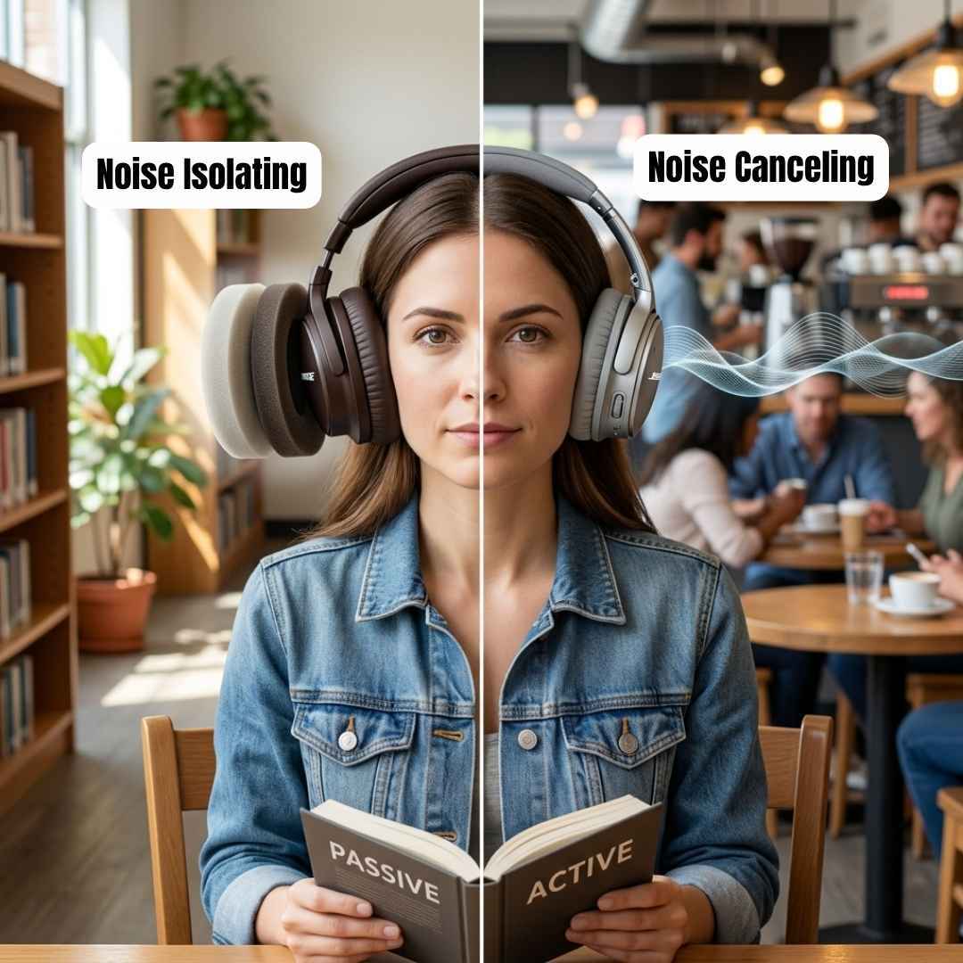 Noise Cancelling vs Noise Isolating: Key Differences