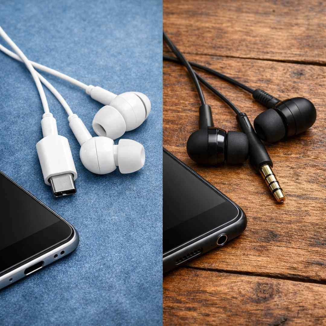 Type C Earphones vs 3.5mm Jack earphones