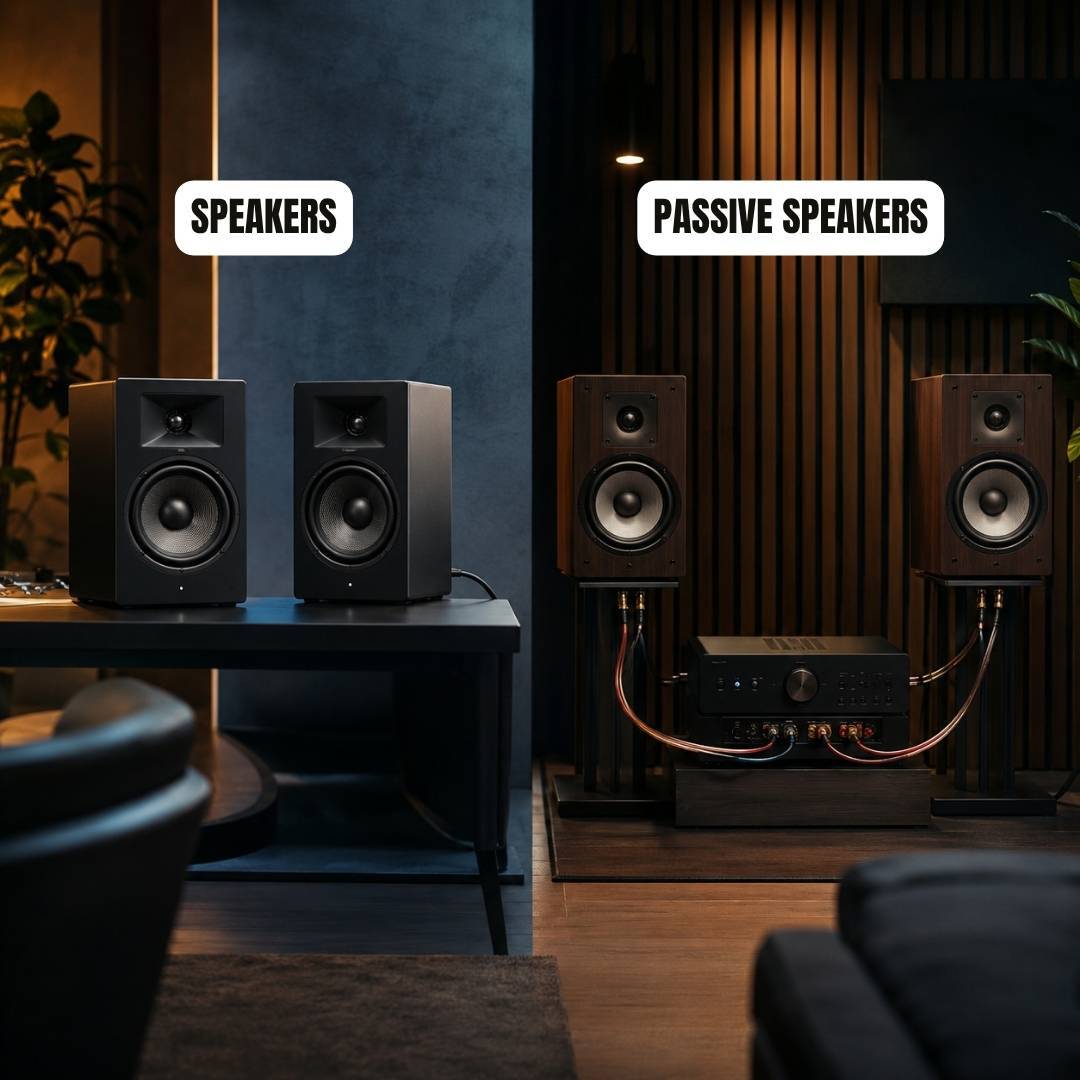 Active Speakers vs Passive Speakers: Everything You Need to Know
