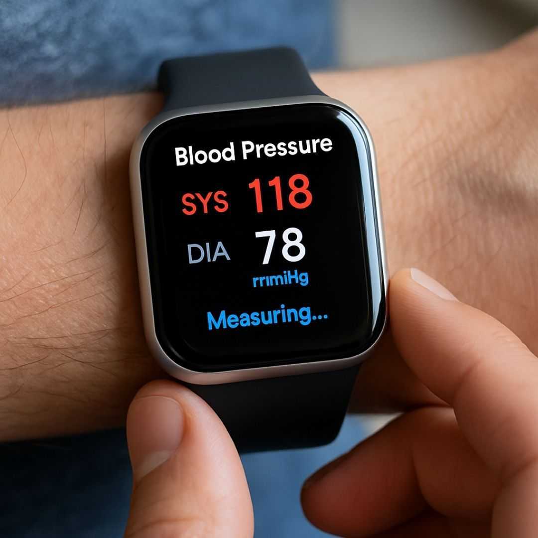 Measuring Blood Pressure with Smartwatch