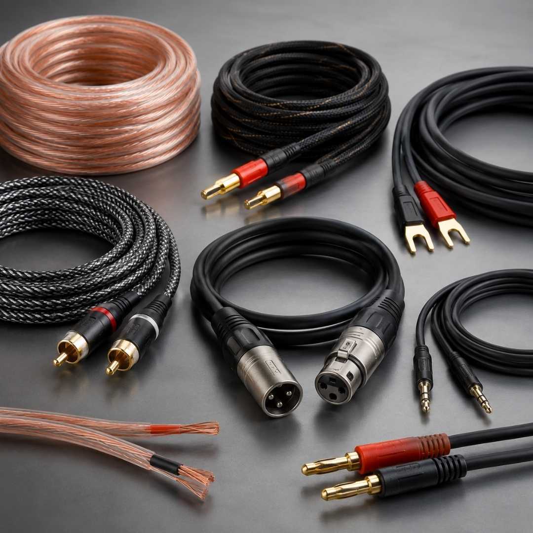 Different Types of Speaker Cables