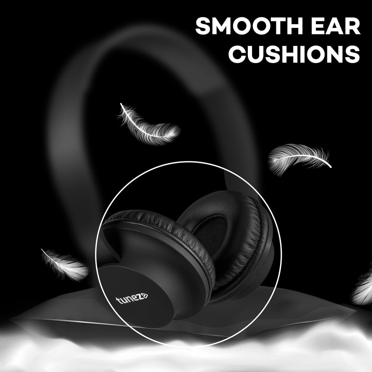 Wireless headphones with mic