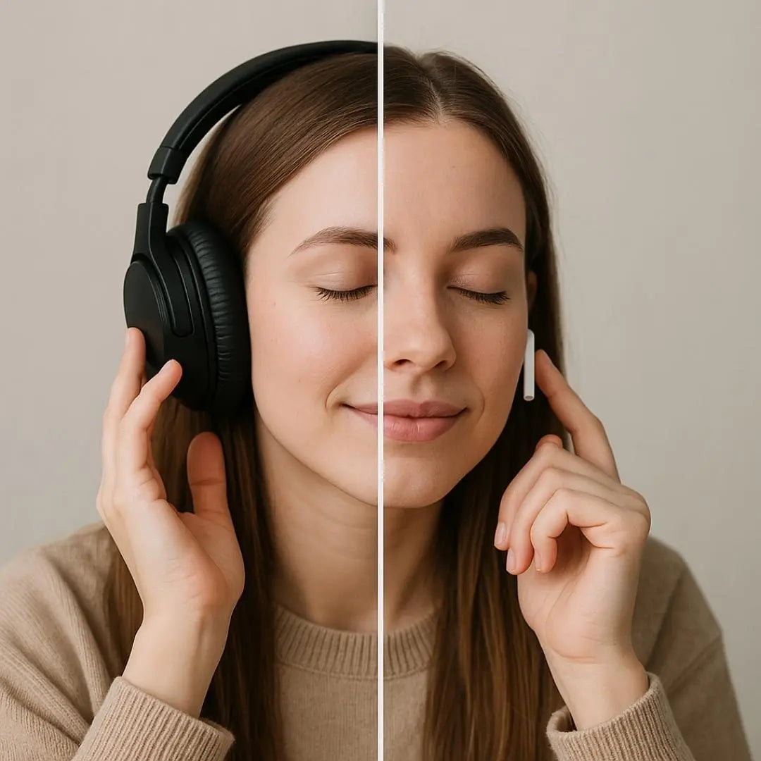 why headphones are better than earbuds