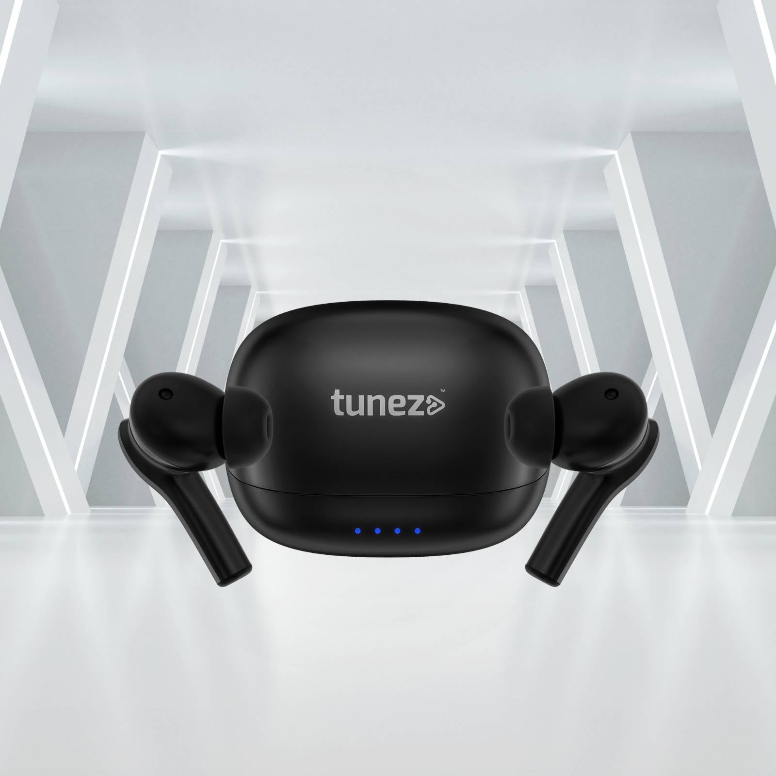 Tunez Elements E01 Wireless Earbuds | 15M Range, 10mm Sound