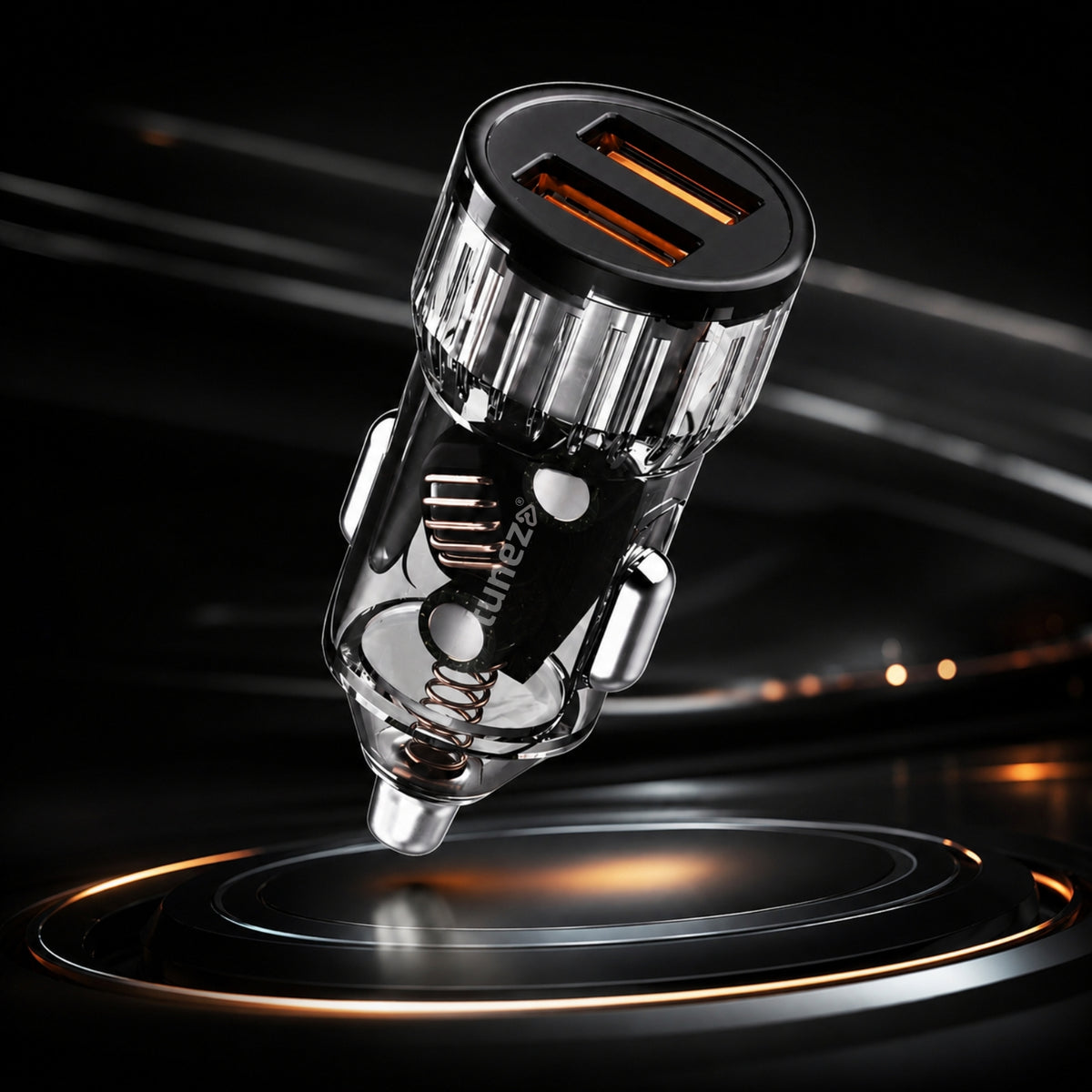 Tunez Energia C Series CC2112 Dual USB Car Charger – 2.4A 12W Fast Charging