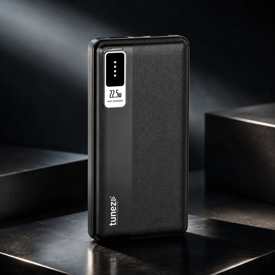 Tunez PB1231 10000mAh Power Bank | 22.5W, LED Indicator