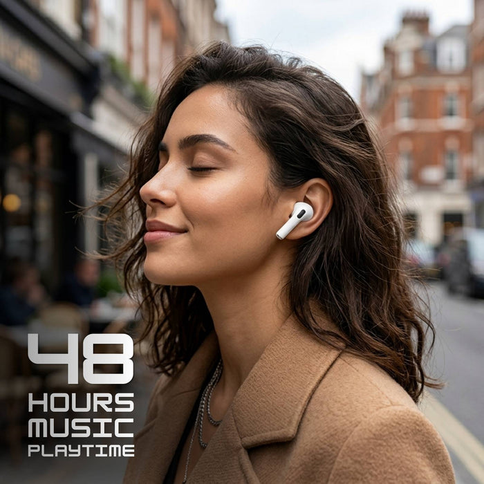 Tunez Elements E04 Wireless Earbuds | 10M Range, 10mm Sound