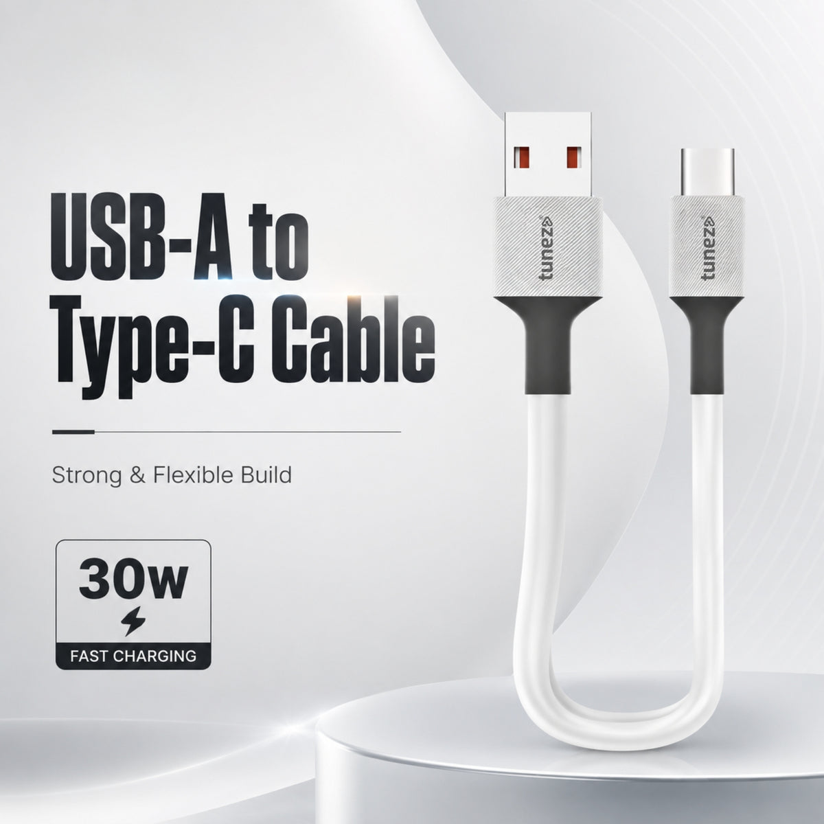 Tunez Nexus DC2922 30W Silicon Type-C Cable