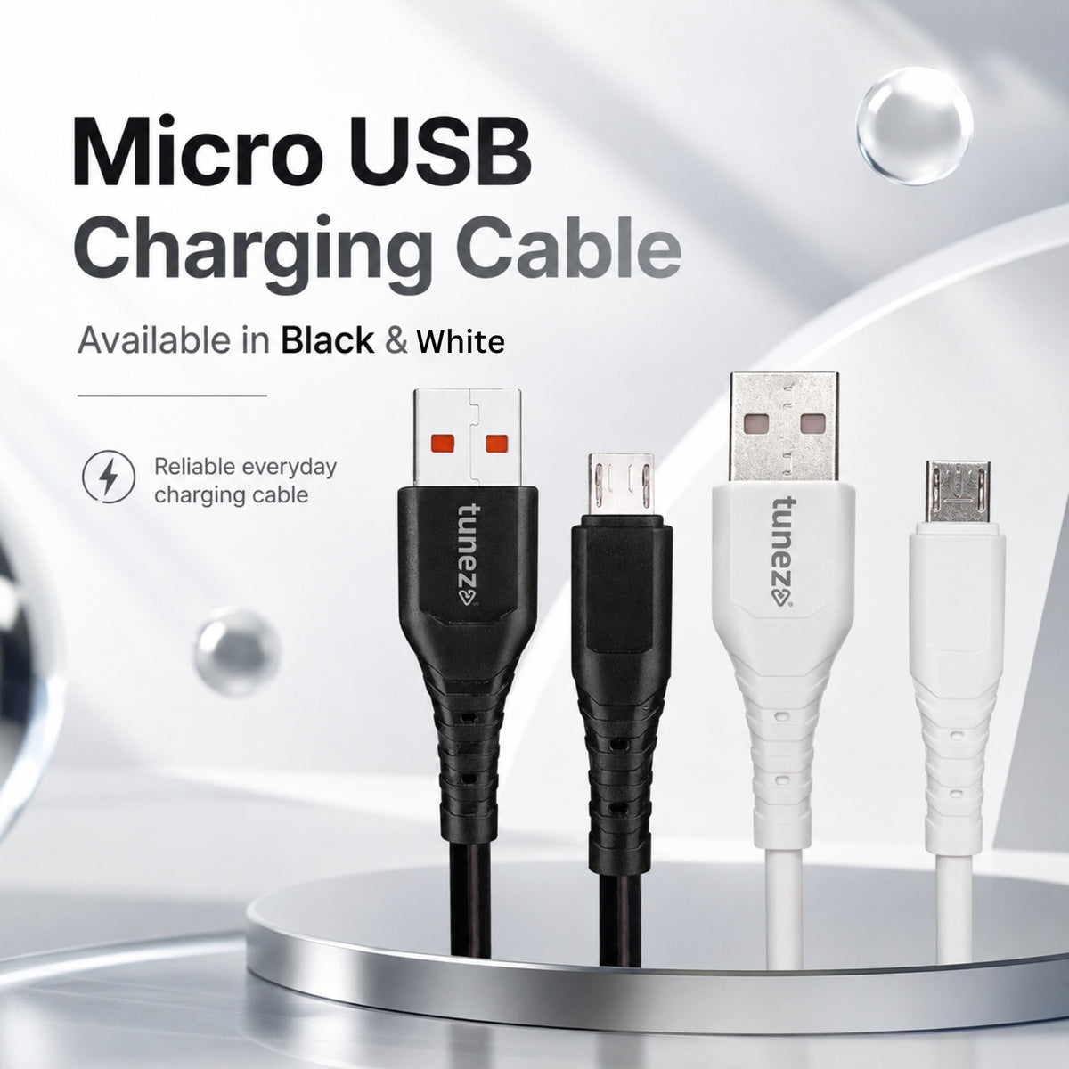 Tunez Nexus DC1103 USB-A to Micro USB 3.1A Charging Data Cable