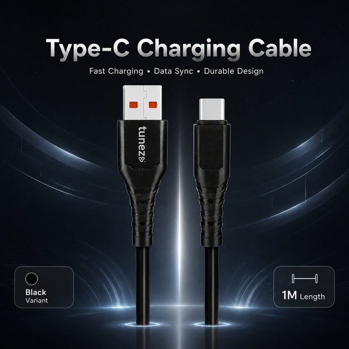 Tunez Nexus DC2103 USB-A to Type-C 3.1 A Data Cable