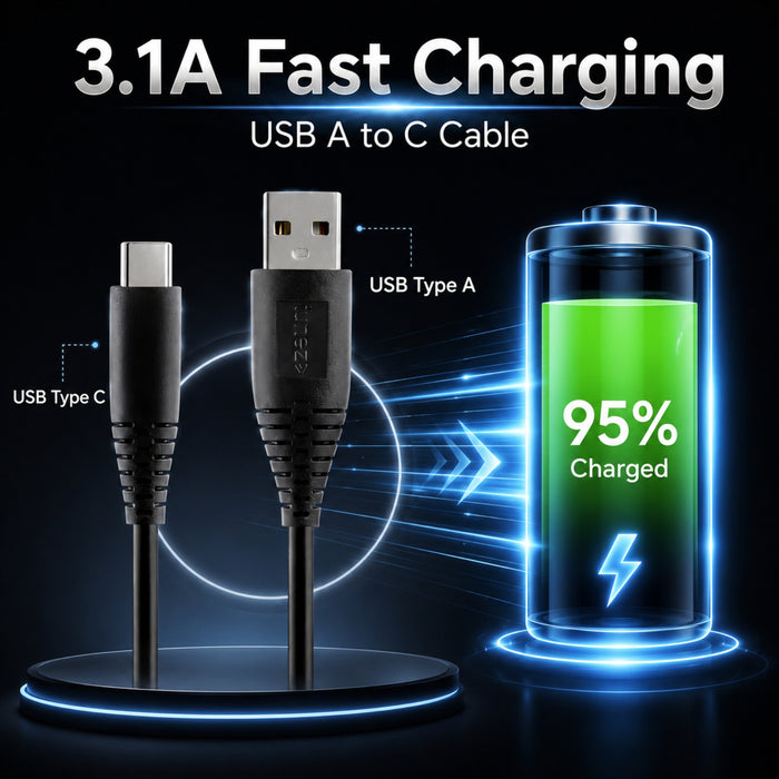 Tunez Nexus C-20 Type C 3.1A Fast Charging Data Cable