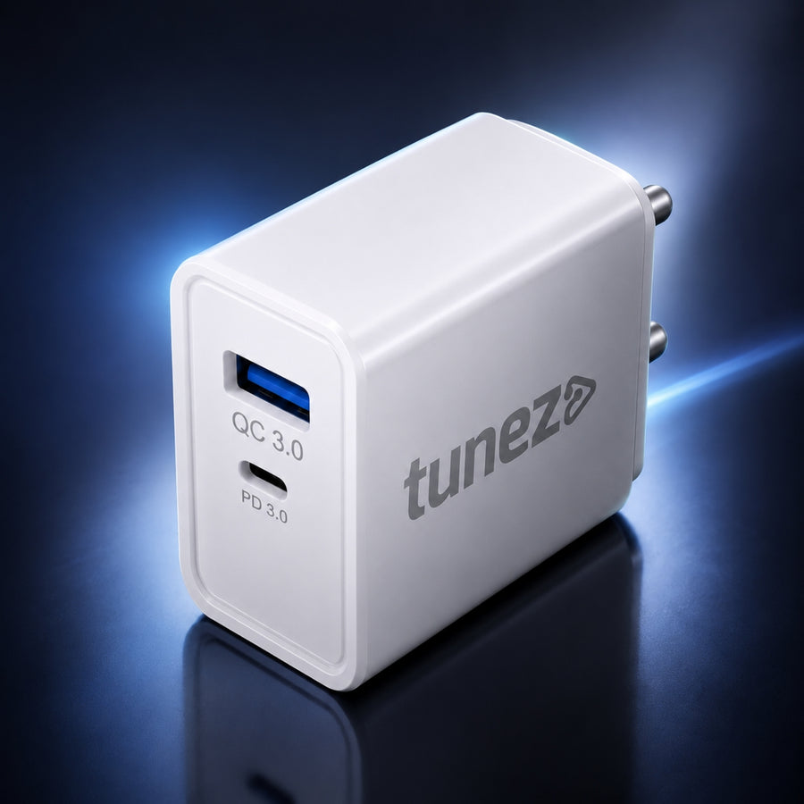 Tunez C40 22.5w QC+PD Fast Mobile Charger Adaptor