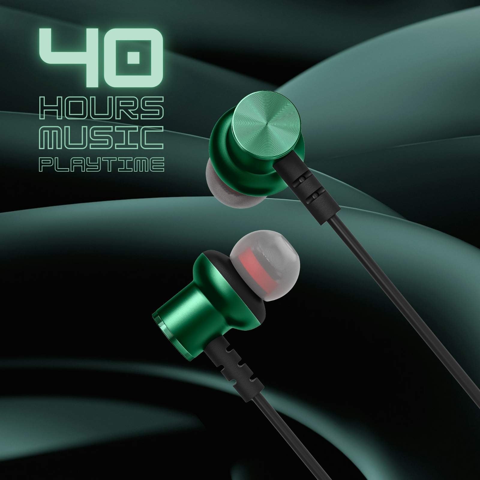 Neckband with 40hrs music playtime