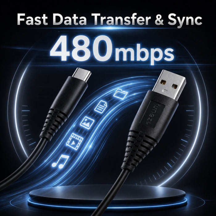 Tunez Nexus C-20 Type C 3.1A Fast Charging Data Cable