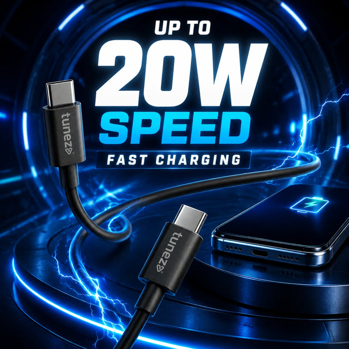 Tunez Nexus DC4107 20W Fast Charging Type-C to Type-C Data Cable