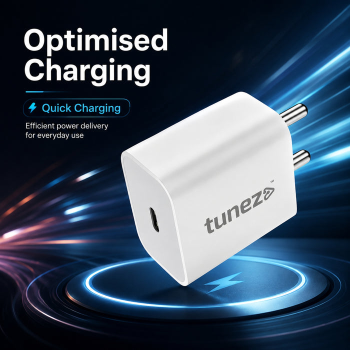 Tunez CH01 PD Series Type C Fast Charger Adapter