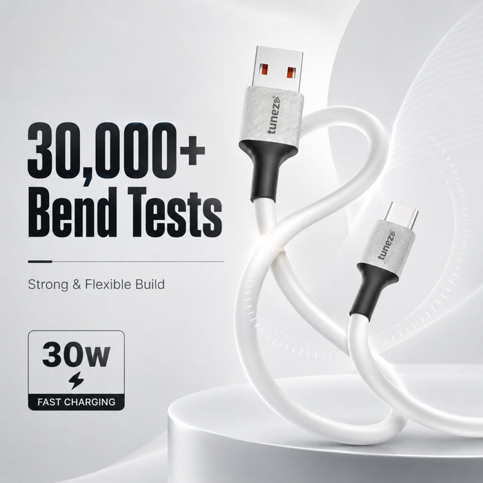 Tunez Nexus DC2922 30W Silicon Type-C Cable