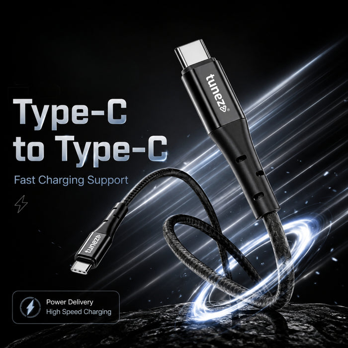 Tunez Nexus CB-40 Type C Fast Charging Data Cable