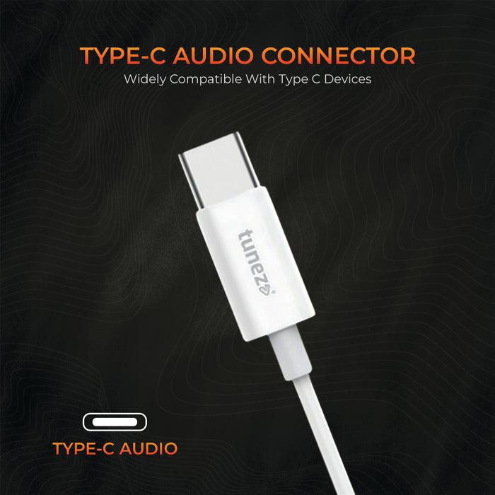 type c connector earphones