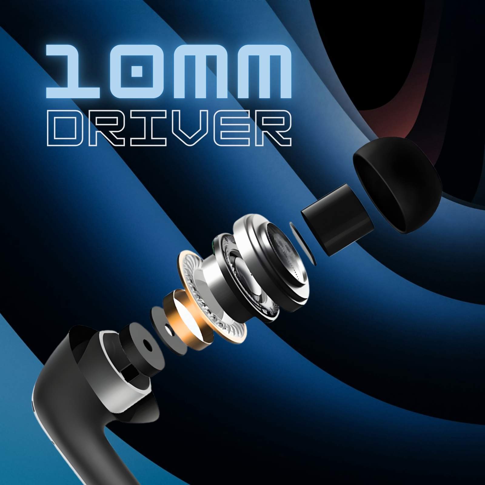 neckband with 10mm driver