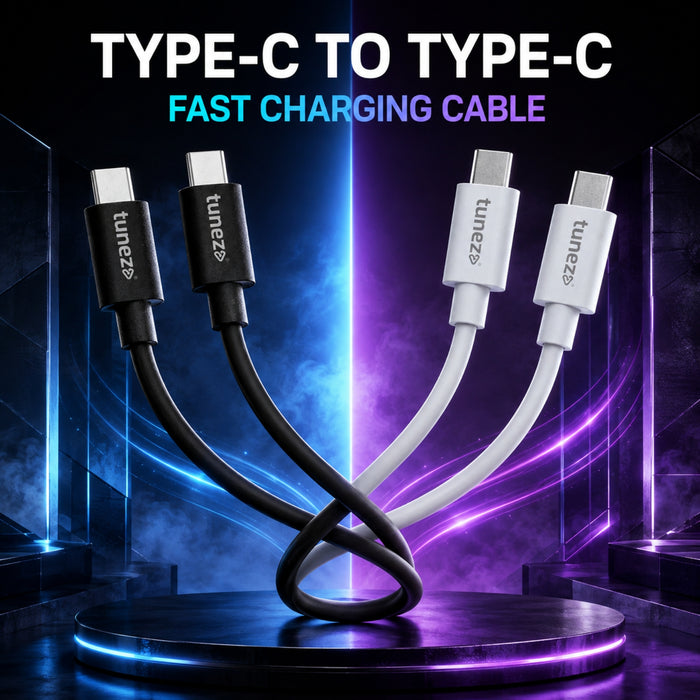 Tunez Nexus DC4107 20W Fast Charging Type-C to Type-C Data Cable