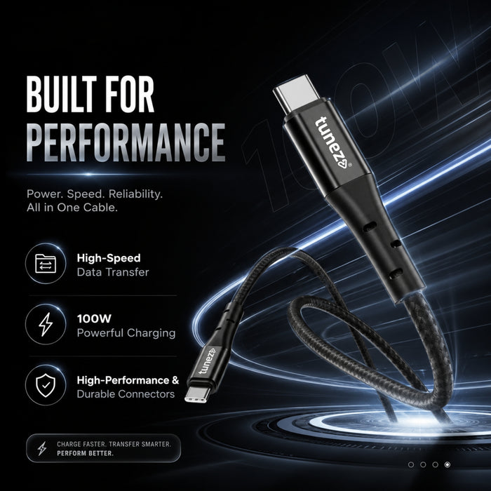 Tunez Nexus CB-40 Type C Fast Charging Data Cable