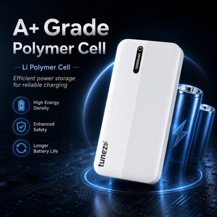 Tunez P03 10000mAh Power Bank | 12W Max Output