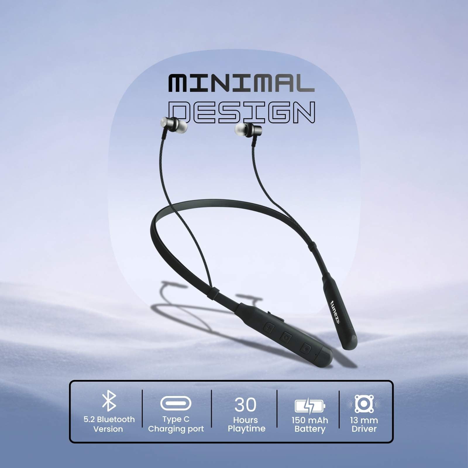 minimal design - Wireless Neckband