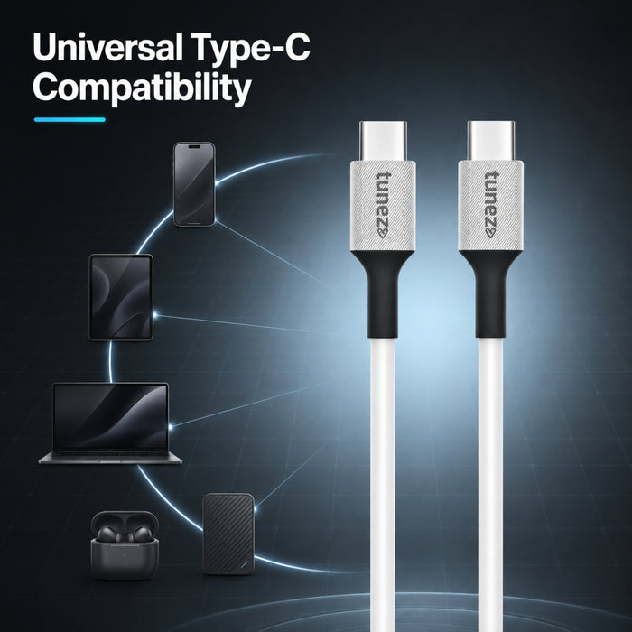 Tunez Nexus DC4923 30W PD Type-C to Type-C Data Cable